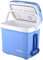 Laptronix 30L Electric Cool Box Cooler with two wheel Trolley for Drinks Food Ice, Hot & Cold Coolbox for Travel Camping Picnic Caravan Festivals, 12V DC &240V AC Adapter CE GS Certified