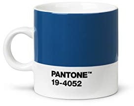 Pantone Porzellan Espressotasse, Farbe des Jahres 2020, Classic Blue, 120 ml, 18467