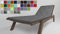 Rollmayer Sitzkissen für Sonnenliege mit Steppung Auflage Polster für Gartenliege Liegestuhl Strandliege Kollektion Vivid (Silbergrau 31, 190x54x4cm - 2er Set)
