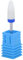 Nail Drill Bit Grinding Stone Corn-Head-Shape Electric Grinding Machine Accessories for Carving, Polishing Nails(Medium Grinding M Blue Box)