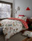 Happy Linen Company Bettwäsche mit weihnachtlichen Hunde-Motiven - wendbar - Taupe/Naturfarben - Bettwäsche-Set für EIN Einzelbett