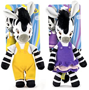BARRADO Zeo Charakter Kuscheltier 30cm - Zeo, Elzee - Super Soft Qualität (30cm, Pack Zeo + Elzee)