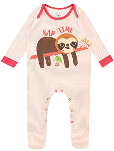 Harry Bear Baby Girl Sleepsuit Multicoloured Sloth 9-12 Months
