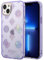Guess - Custodia rigida per iPhone 14 Plus in custodia IML Lilla, antigraffio, i