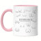 Hey!Print Busenfreundin Tasse Rosa Titten Oberkörper Frau Oberweite Freunde Freundschaft Liebe Verbundenheit Brüste