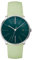 JUNGHANS Damenuhr Meister Fein Automatic mit Diamanten Grün 27/4357.00