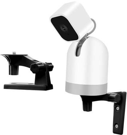 Adjustable Wall Mount Compatible with WYZE Cam Pan V3/V4/V2 Blink Mini Pan-Tilt Camera, 180 Degree Angles Rotation for Camera Wall/Ceiling Indoor/Outdoor Mounting Bracket, Black