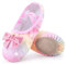 Mulnall Ballettschuhe Split-Sole Glitter Flats Tanzschuhe für Mädchen Kleinkind/Kind Schläppchen glänzend fürs Ballett Ballettschläppchen für Kinder(WX55-21-30)