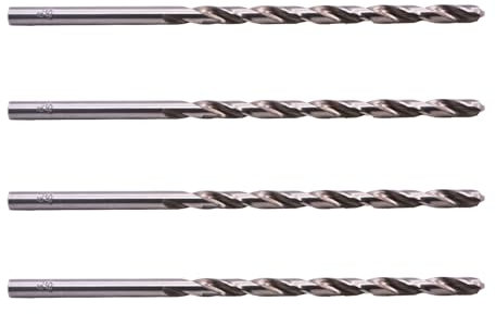 Saim Extra Long Twist Drill Bits,4Pcs HSS(High Speed Steel) Drill Bits 6.5mm Diameter 160mm Length for Hardened Metal Woodwork Plastic aluminum alloy