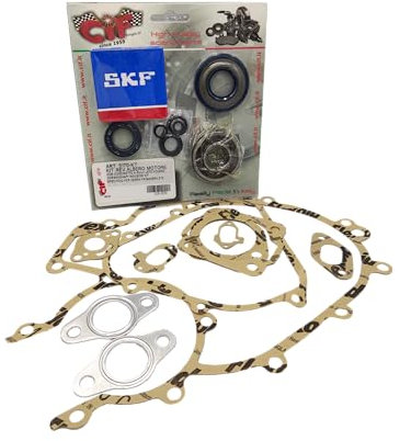 KIT REVISIONE MOTORE PIAGGIO GUARNIZIONI PARAOLI CUSCINETTI A RULLI VESPA 50 SPECIAL ET3 PK S HP R L N CONO 20