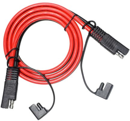 Milisten Dual Head SAE Connector Cable Extension to Female Plug SAE Adapter Cord for Solar Panels Quick Disconnect Wire