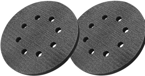 NUODUNCO Interface Mousse Pads-125mm Tampon de Remplacement 2Pc Disque Abrasif pour Ponceuse Orbitale/Excentrique