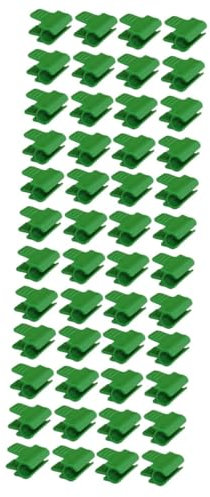 BESPORTBLE 60 STK Rohrschellen Gewächshaus-Clips-Klemme PVC für Gewächshausklemmen Reihe Anlage Wein-Clips Gitterclips gewächshaus zubehör gewächshaus-zubehör Gewächshausfolienhalter Pflanze