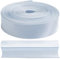 AERZETIX - C77290 - Gefaltetes schrägband 9 Meter x 15mm - aus Polyester - Farbe hellblau