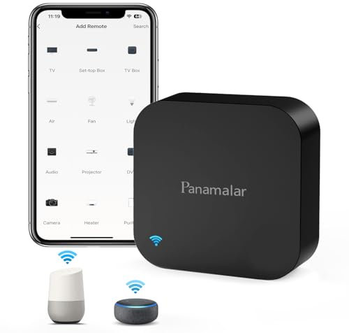 Panamalar Telecomando intelligente WiFi IR e RF per TV, condizionatore d'aria