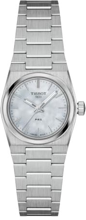 Tissot Damen Analog Schweizer Quarzwerk Uhr mit Edelstahl Armband T1370101111100