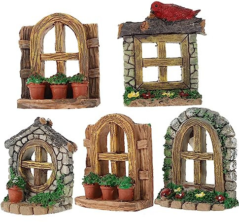 Yardwe 2 Sets Miniatur-Dekoration Winziges Ornament für Aquarium Feen-Stil Aquarium-dekorationsset 5 Stück