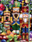Three Nutcracker 5D Diamond Painting Kit (Round Diamond), Crystal Rhinestone Embroidery Painting for Home Decoration