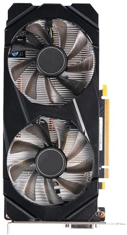 Docooler GTX1660 Super 6 Go GDDR5 192 bits Dual Fan GPU à faible consommation d'énergie pour montage vidéo de jeu avec 8 broches et plusieurs ports