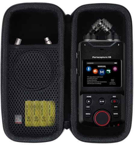 Lebakort Dur Étui Housse Cas pour Tascam Portacapture X6 Enregistreur Portable