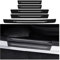 5 Carbon Fiber Car Door Sill Protectors for VW Polo 5 6R 6C 2009-2013 2014, Door Entry Guards Sill Scuff Cover Panel Step Protector(White)