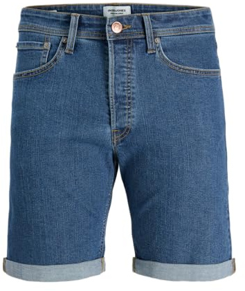 JACK & JONES Male Jeans-Shorts Plus Size Regular Fit Jeans-Shorts