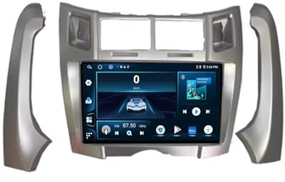 9 Pollici Android 13 Autoradio per Toyota Yaris Vizi 2005-2012 Navigazione GPS Touch screen con Bluetooth SWC FM RDS Radio AHD 4G/WIFI DVR Ventola di raffreddamento(6+128G)