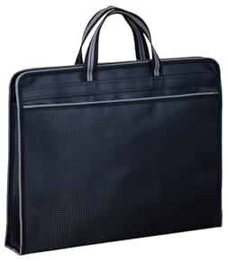 Unisex Sacoche Porte-Documents B4 Imperméable en Oxford Sac de Document Portable avec Poignée et Fermeture Éclair Sac à Main Business Multifonction pour Bureau et Voyage