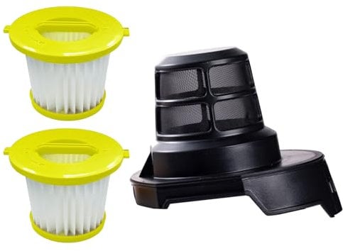 PURexpert Ersatz-Filtersieb und 2 wiederverwendbare und waschbare HEPA-Filter für Ryobi 18 V ONE+ schnurlosen Handstaubsauger RHV18-0 RHV18F-0 PCL704 PCL705B