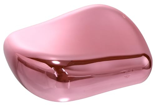 Angoily Rosa Pediküre Feile aus Glas und Abs Ergonomisch Geformt zum Komfortablen Entfernen Abgestorbener Haut an Füßen für Professionelle Fußpflege zu Hause