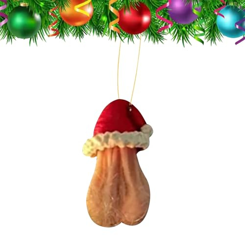 Lustige Weihnachtsschmuck, 2D-Acryl-Weihnachtsbaumschmuck, Weihnachtsdekoration, Weihnachtsbaum-Anhänger, Weihnachtsbaumkugeln (B)