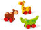 SCRATCH 6181032 Animals Holztier-Set, 3 Magnettiere auf Rädern, Holzfiguren, Zootiere, Spielfiguren für Kinder ab 18 Monaten, Mehrfarbig, one Size