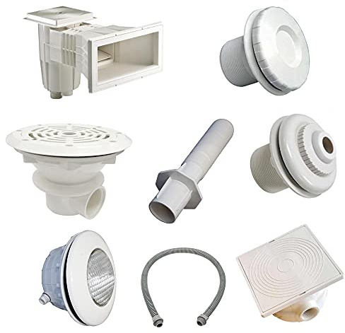 Kit complet de pièces à sceller pour piscines liner jusqu’à 8x4m