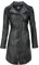 URBAN 5884 Damen Janice Frauen elegante Mantel 107, Schwarz, 5XL EU