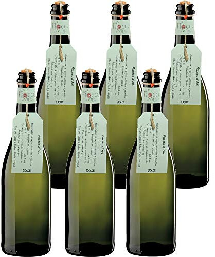 FIOCCO DI VITE Moscato D'Asti Docg Fiocco Di Vite Vino Bianco - 6 Bottiglie - 6x75cl