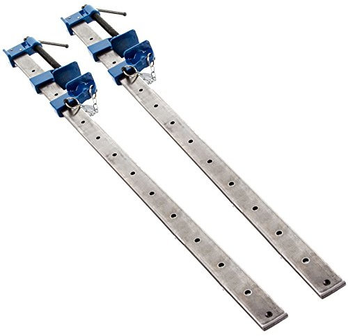 White Hinge 2X Expert Sash Clamps 900mm/3ft - Heavy Duty Steel Modern Clamp Vise