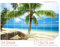GRAZDesign Fliesenaufkleber Bad Klebefliesen Strand & Palme Wandfliese selbstklebend - Bild: 90x60cm (BxH)