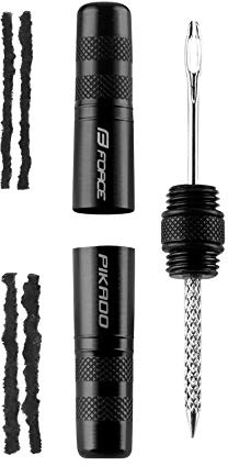 Force Tubeless Tyre Repair Kit Repair Tubeless Tyre Set Puncture Kit Small Insert Jersey Tubeless with Tool