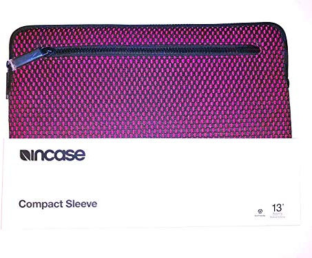 Incase Compact Sleeve for MacBook Pro/Pro Retina 13- Black Pink Mesh