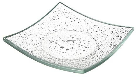 Fine Dine 429792 Fingerfood Lot de 100 assiettes carrées en verre Transparent 80 mm x 80 mm