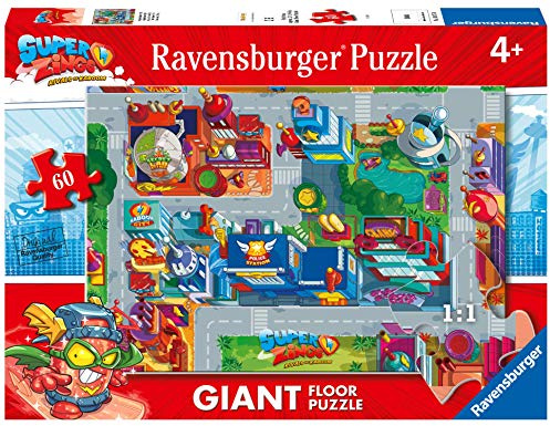 Ravensburger 030750 Puzzle Super Zings - 60 Teile Riesenpuzzle, Puzzle für Jungen und Mädchen, Alter 4+