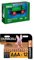 BRIO Bahn 33595 - Speedy Green Batterielok + Duracell Plus AAA Alkaline-Batterien, 12er Pack