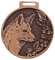 Generisch Fuchs Deko Medaille BRONZEFARBEN Auszeichnung Prämierung