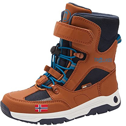 Trollkids Kids Lofoten Winter Boots XT 33, cinnamon