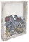 FramePro Ticket Shadow Box Top Loading Display Case Frame with Slot on Top, Customalised DIY Sweet Gift, Movie Travel Sporting Events Concert Ticket Stubs Drink Beer Caps - Memory Box, White 11x14