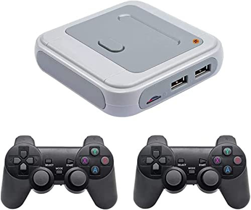 Wireless Retro Gameconsole, PSP Arcade Game Box TV Box Mini Built-In 30000 Game Console Juego Clásico para PS1 / N64 / DC, Niños