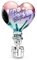 MGIUL Birthday Hot Air Balloon Charm für Frauen Armbänder Halsketten 925 Sterling Silber Anhänger Perlen Schmuck Geschenk für Mädchen Jungen