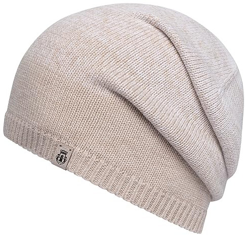 Roeckl Damen Dégradé Cotton Beanie Mütze, Sand, ONE Size