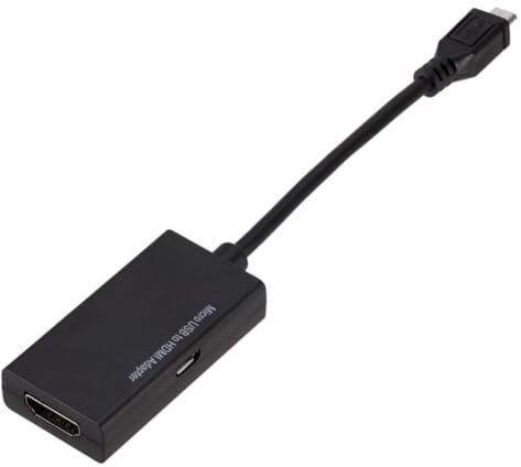 ZEZEFUFU Câble adaptateur micro USB vers HDMI HDMI 1080p pour smartphones Android