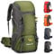 jianyana Wanderrucksack 50L Trekkingrucksack Regenhülle Reiserucksack Wasserdichter Campingrucksack für Wandern Camping Bergsteigen Reisen Sport Herren Damen